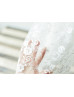 Ivory Lace Open Back High Low Fabulous Wedding Dress